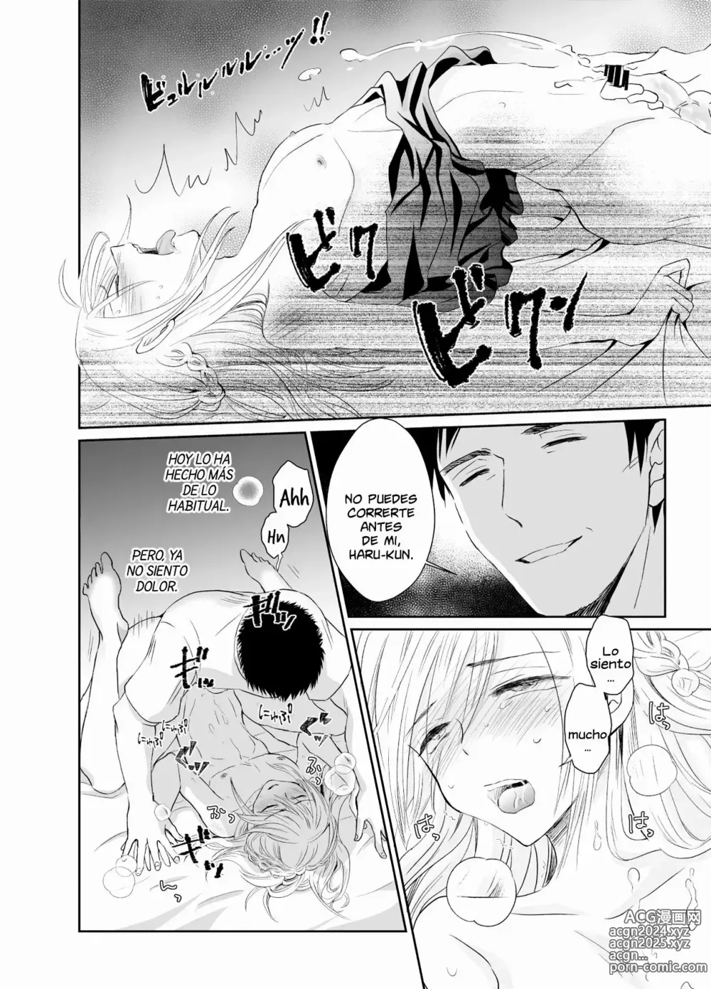 Page 44 of doujinshi Soy Heterosexual Pero Mi Padrastro Me Convirtio en su Mujer 1 y 2