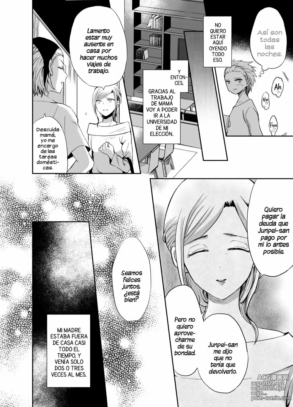 Page 10 of doujinshi Soy Heterosexual Pero Mi Padrastro Me Convirtio en su Mujer 1 y 2