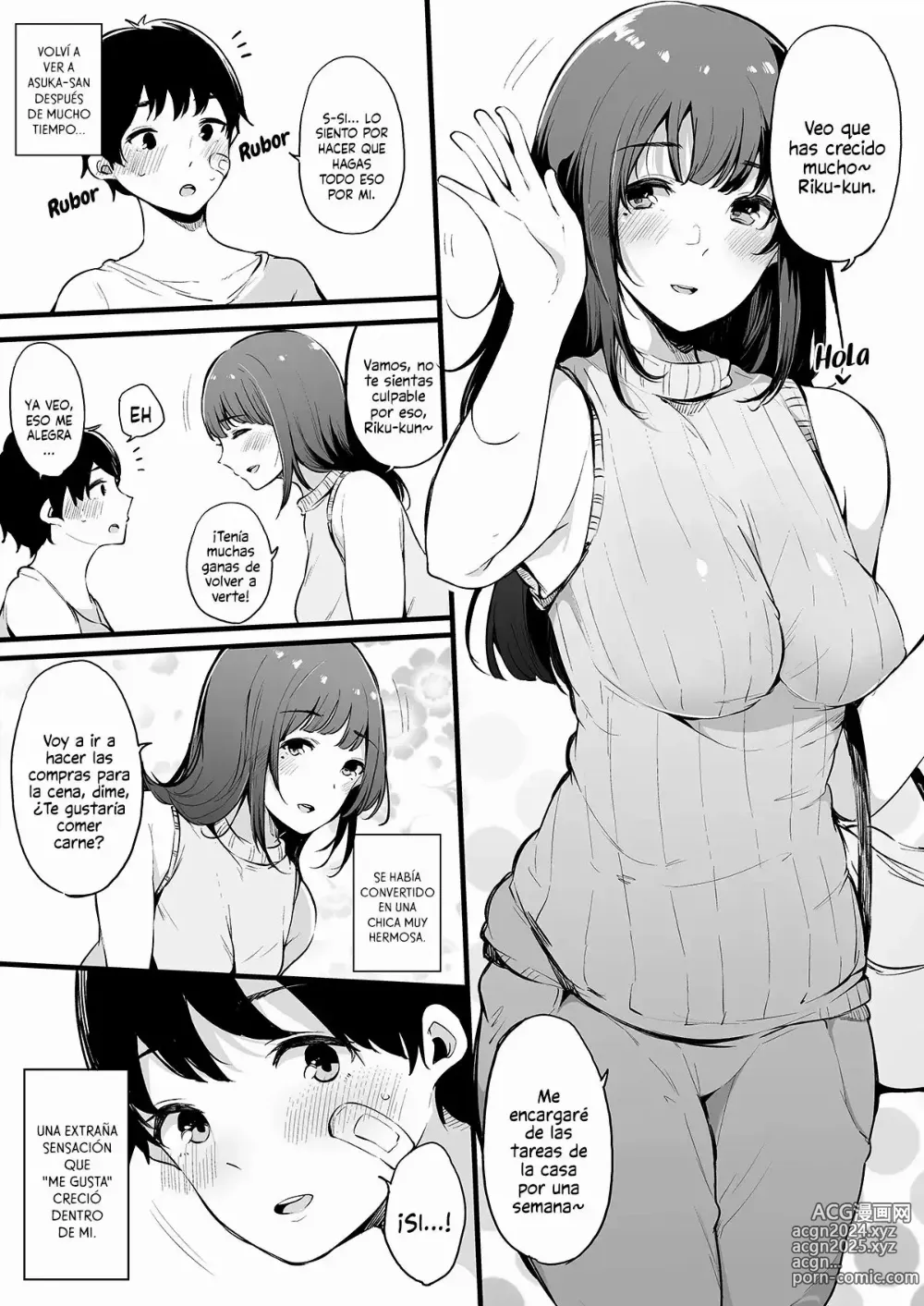 Page 10 of doujinshi Natsu Yasumi, Onee-chan to. Vacaciones de Verano con mi Vecina Mayor.