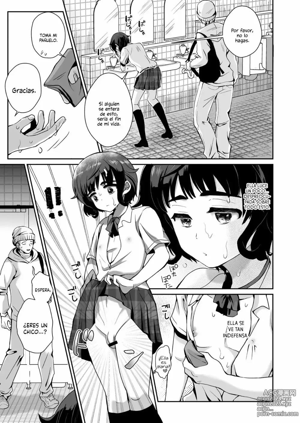 Page 6 of doujinshi Toilet ni Ittara SeJiru Mamire no Otokonoko ga Taorete Ita no de Toriaezu Irete Mita