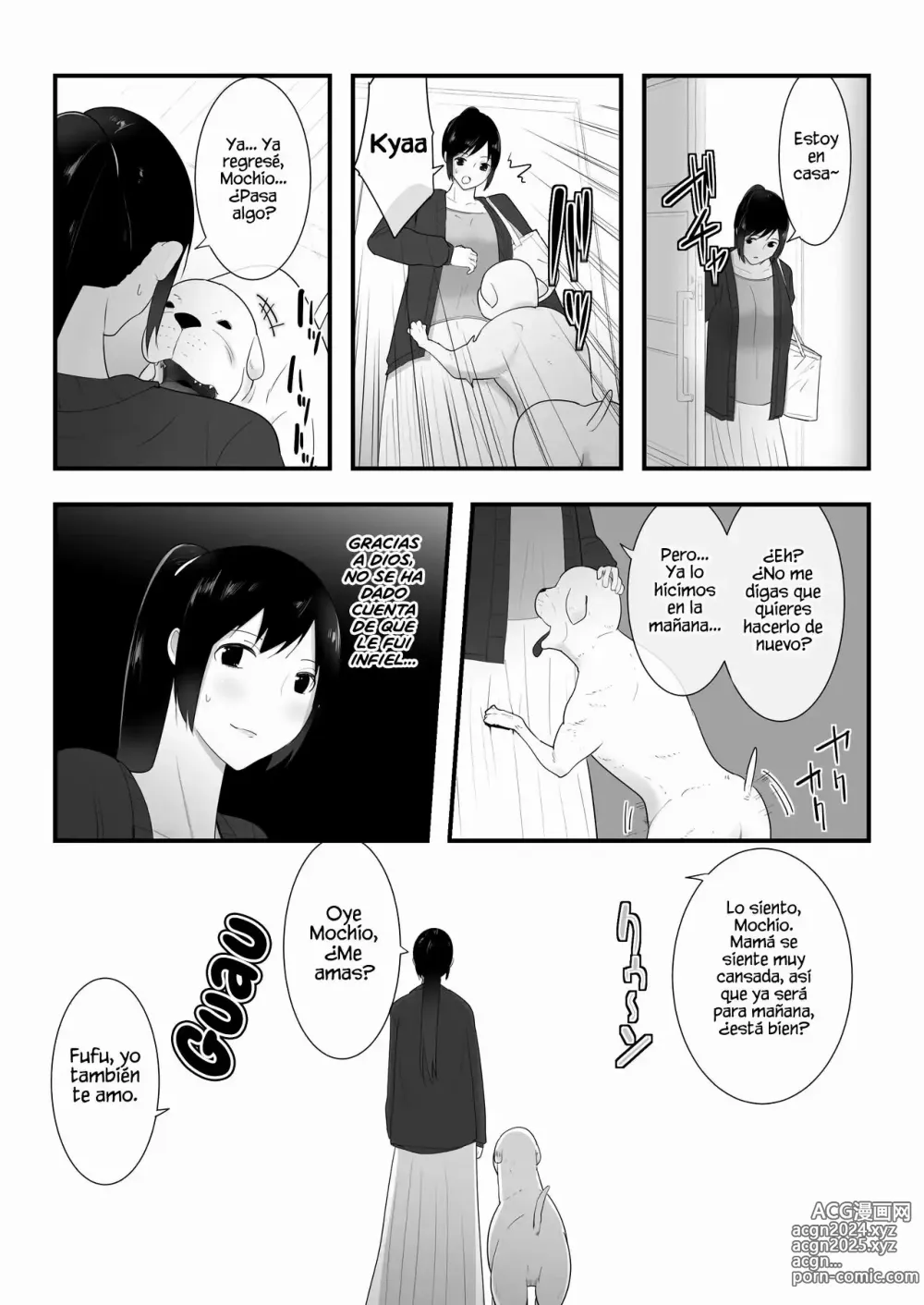 Page 50 of doujinshi Un Perro Llegó a Nuestra Casa 3