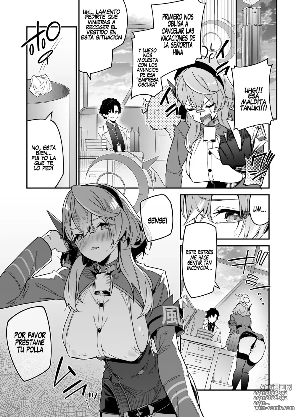 Page 3 of doujinshi Fuuki ni Saegiru Amou no Oto