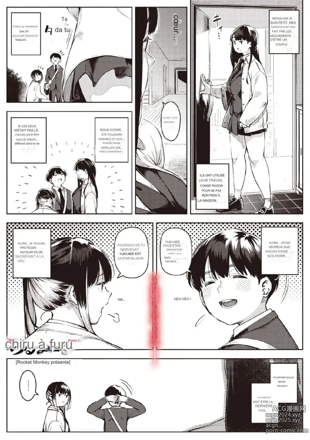 Page 1 of manga Chiru to Furu Kouhen