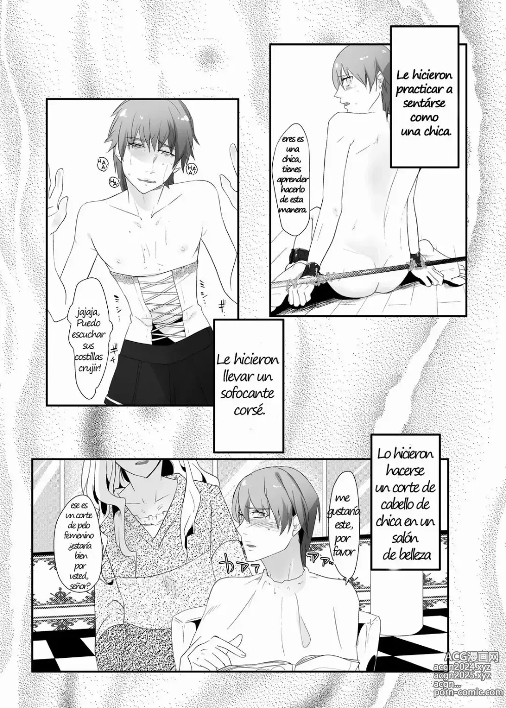 Page 14 of doujinshi Choukyou no Kokuin ~Joseika Omocha ni Sareta Seinen~