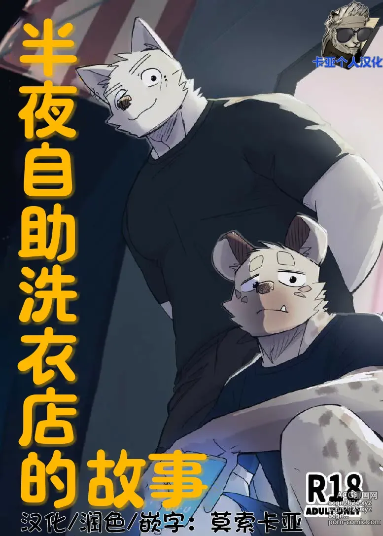 Page 1 of doujinshi 半夜自助洗衣店的故事