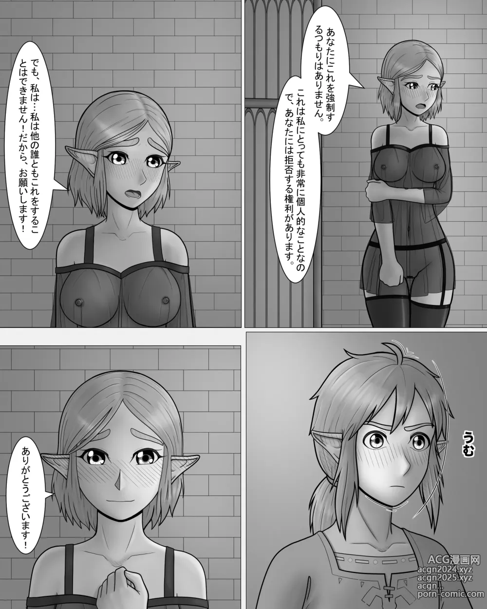 Page 7 of doujinshi Zelda no Densetsu: Princess to no Night