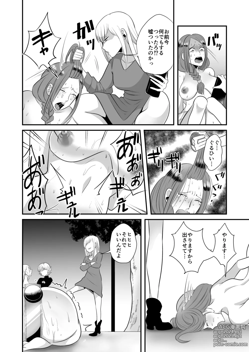 Page 28 of doujinshi DQN Onna ni Yoru Celeb Tsuma SM Gyakutai Kouhen