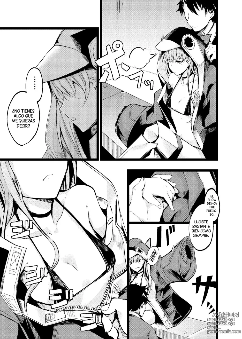 Page 4 of doujinshi Haciendolo con Meltryllis en su bikini