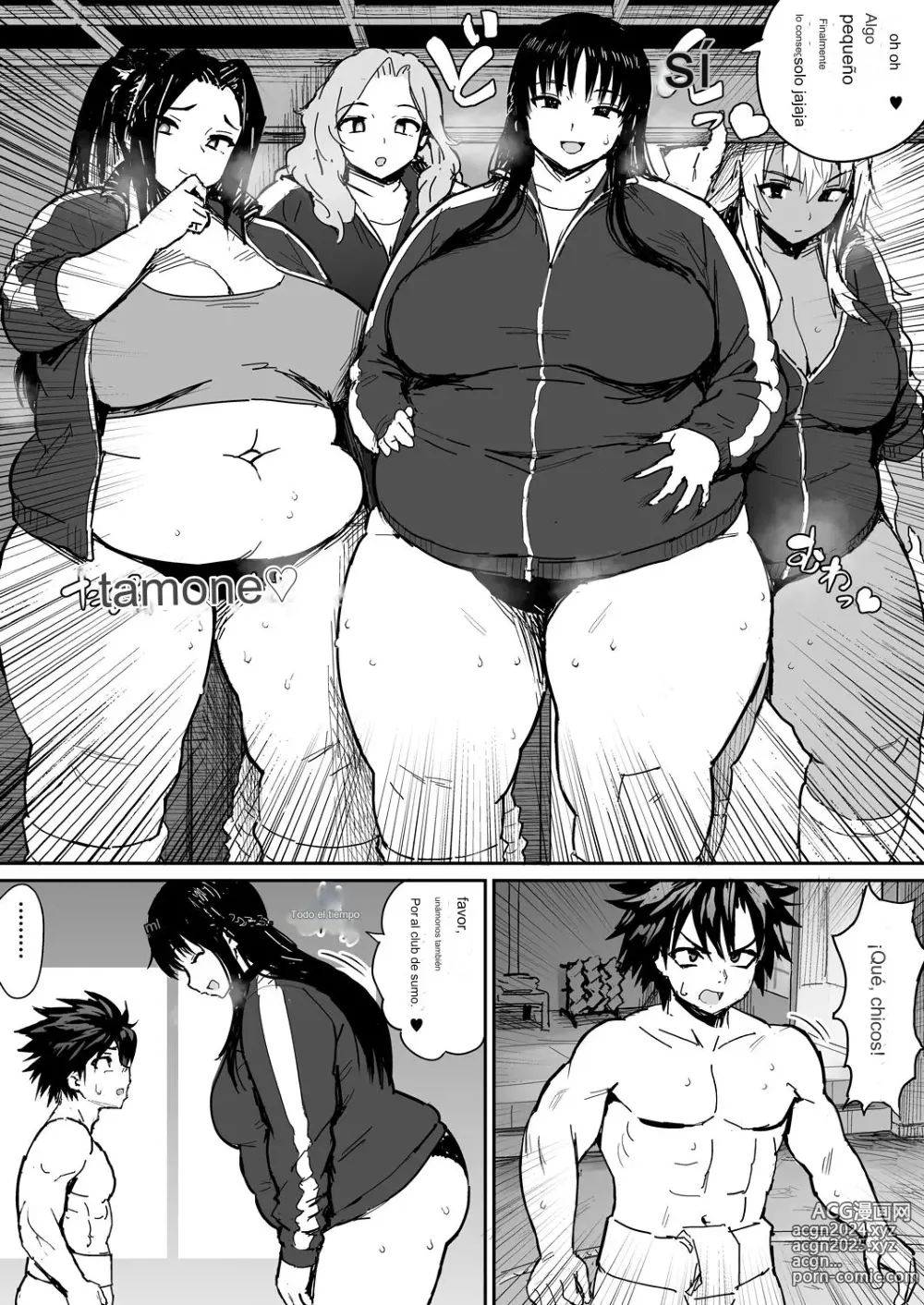 Page 5 of doujinshi bbw facesitting manga