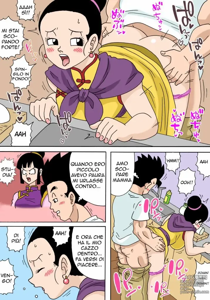 Page 14 of doujinshi L' Adorata Mamma di Gohan