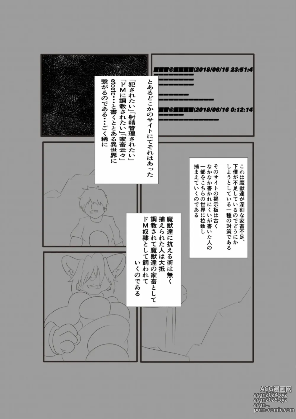 Page 4 of doujinshi Kemono no Kachiku