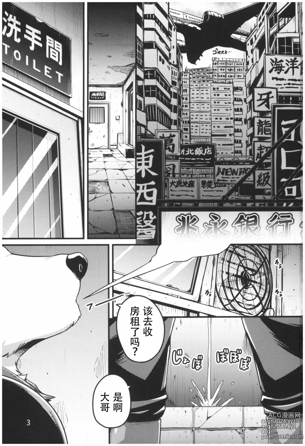 Page 3 of doujinshi 迷烟中的锁眼