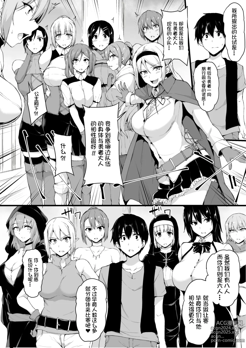 Page 12 of doujinshi Isekai Harem Monogatari 6-6.5