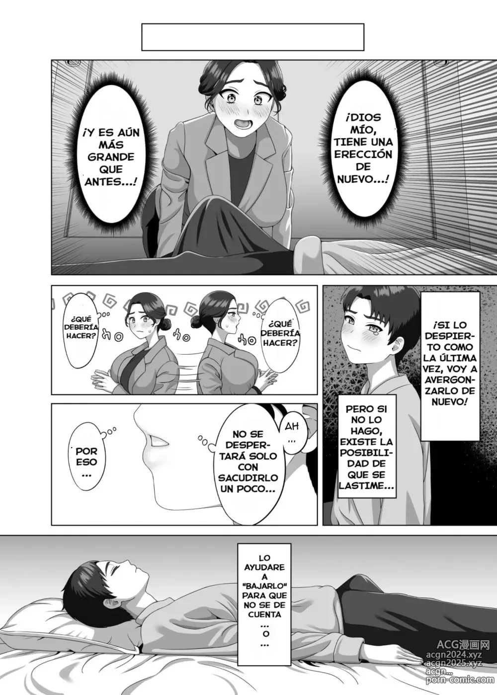 Page 11 of doujinshi Musuko no Asadachi ni Doki Doki Shichau Okaa-san