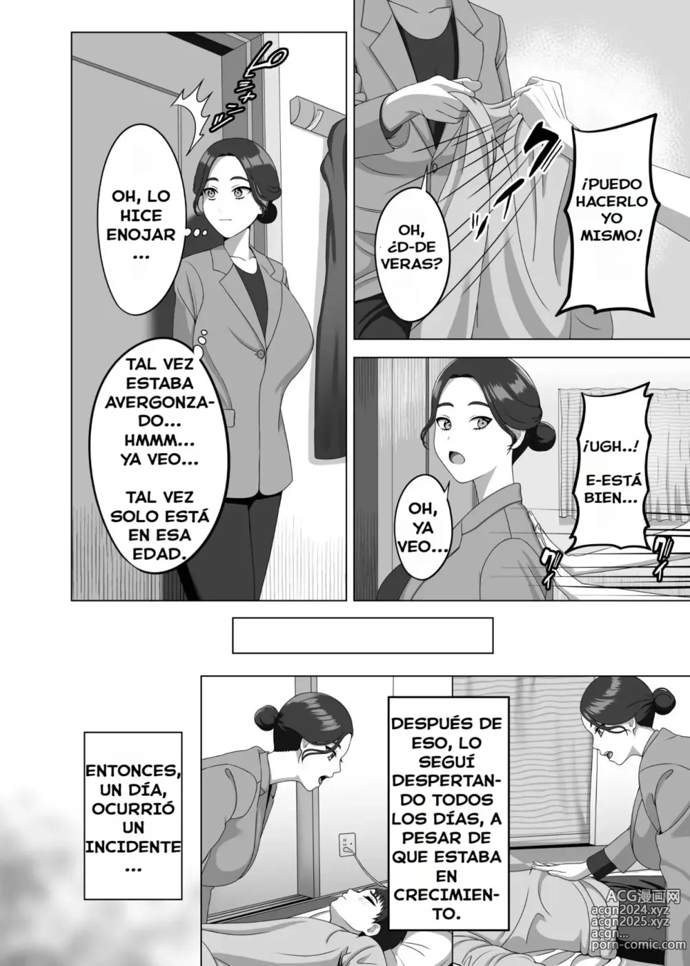 Page 7 of doujinshi Musuko no Asadachi ni Doki Doki Shichau Okaa-san