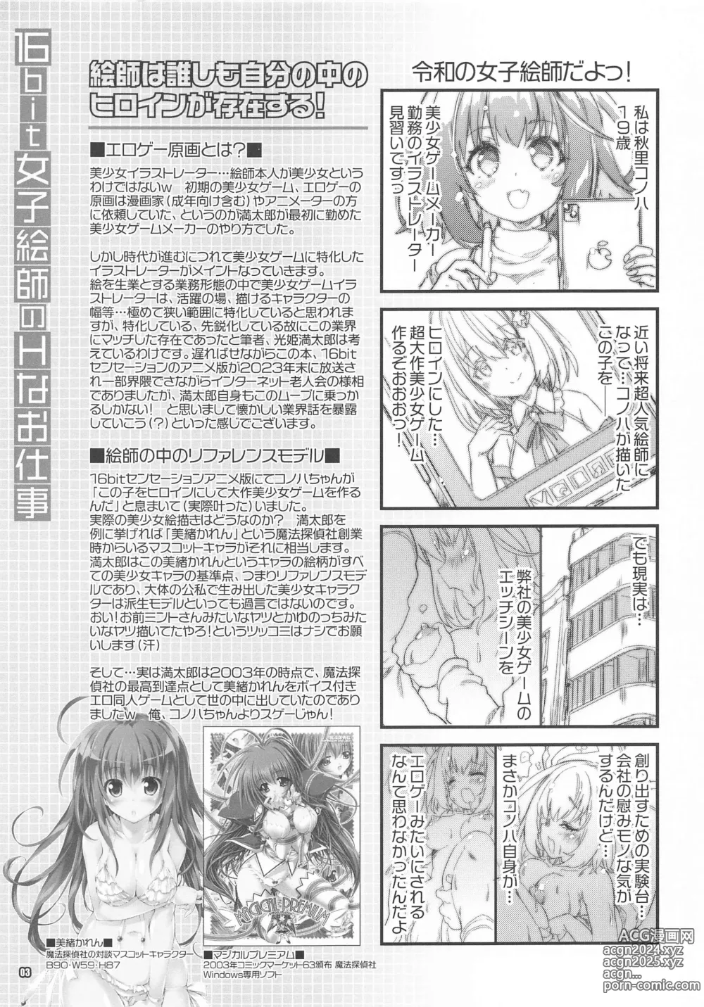 Page 2 of doujinshi 16bit Joshi Eshi  no H na Oshigoto