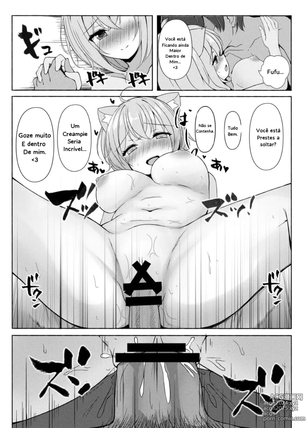 Page 15 of doujinshi Me, the steamy bath, and a cat that fell in love