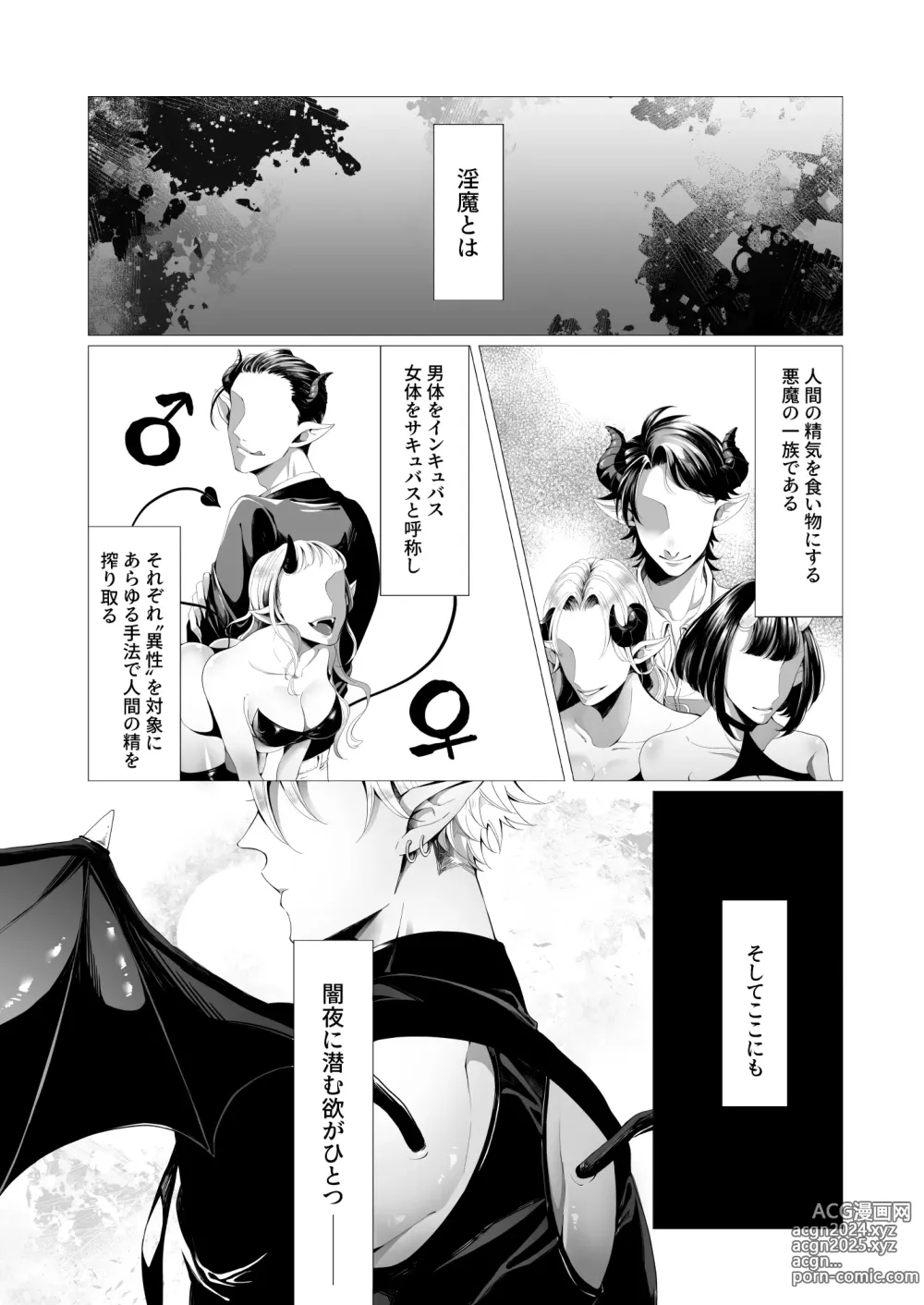 Page 2 of doujinshi Succu Ochi Incubus