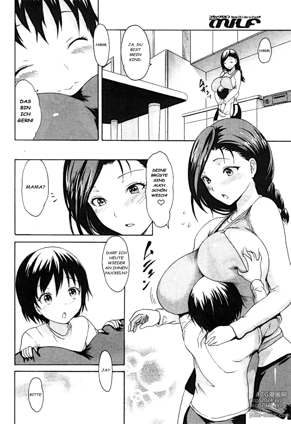 Page 4 of manga Hajimete no Okaa-san (decensored)