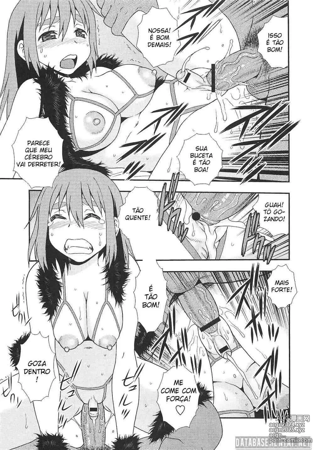 Page 15 of manga Colegial virando mulher testando com os colegas