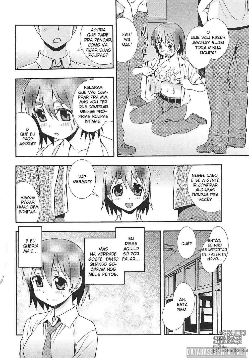 Page 6 of manga Colegial virando mulher testando com os colegas