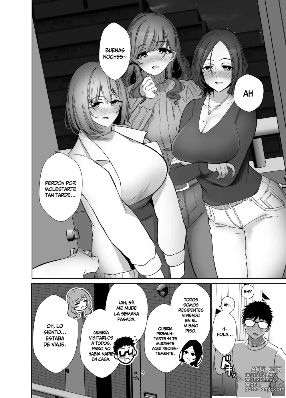 Page 3 of doujinshi Las Mujeres Casadas del Edificio Están Demasiado Frustradas