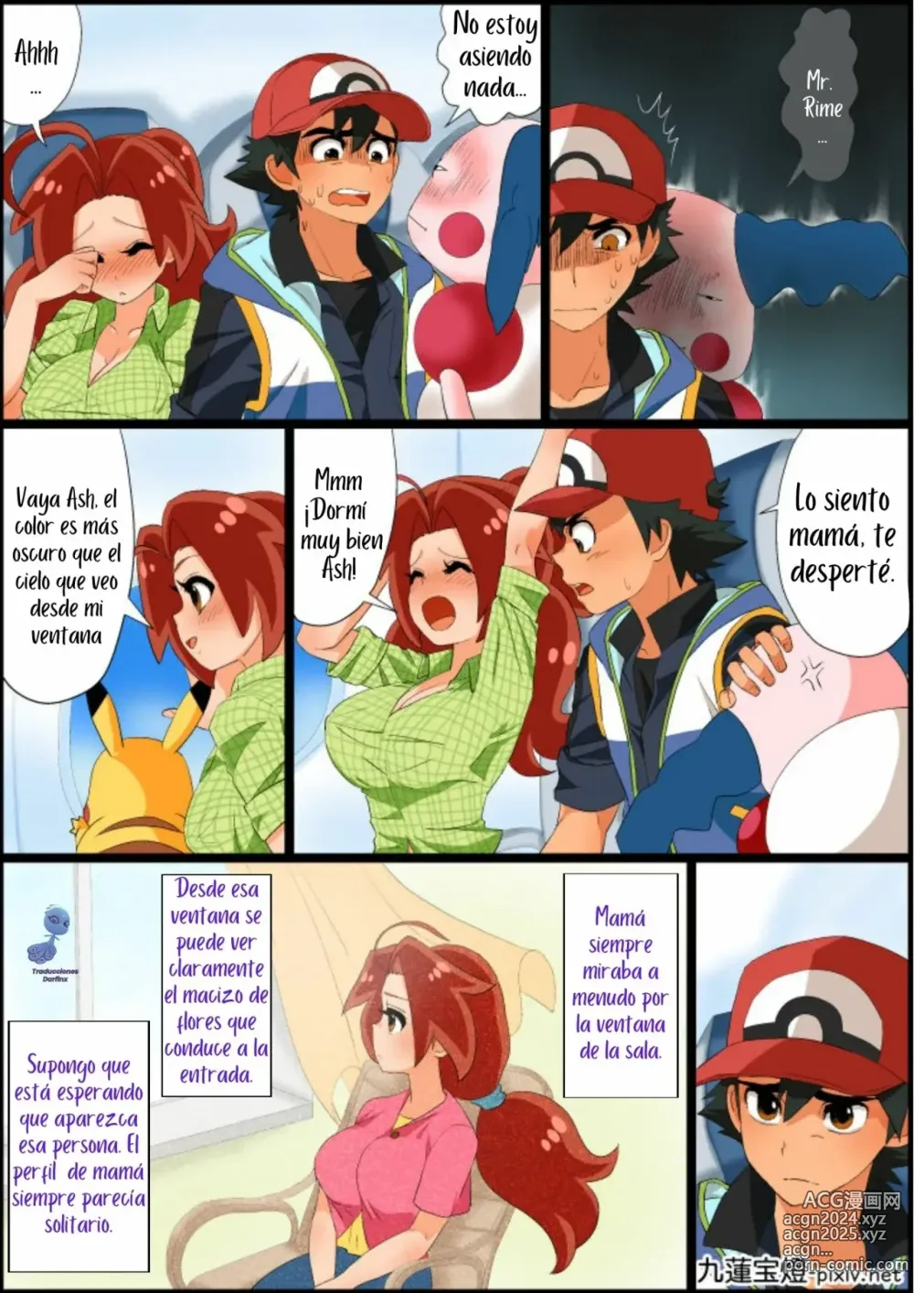 Page 15 of doujinshi Ash x Hanako ~REPARANDO el Corazón de Mamá~