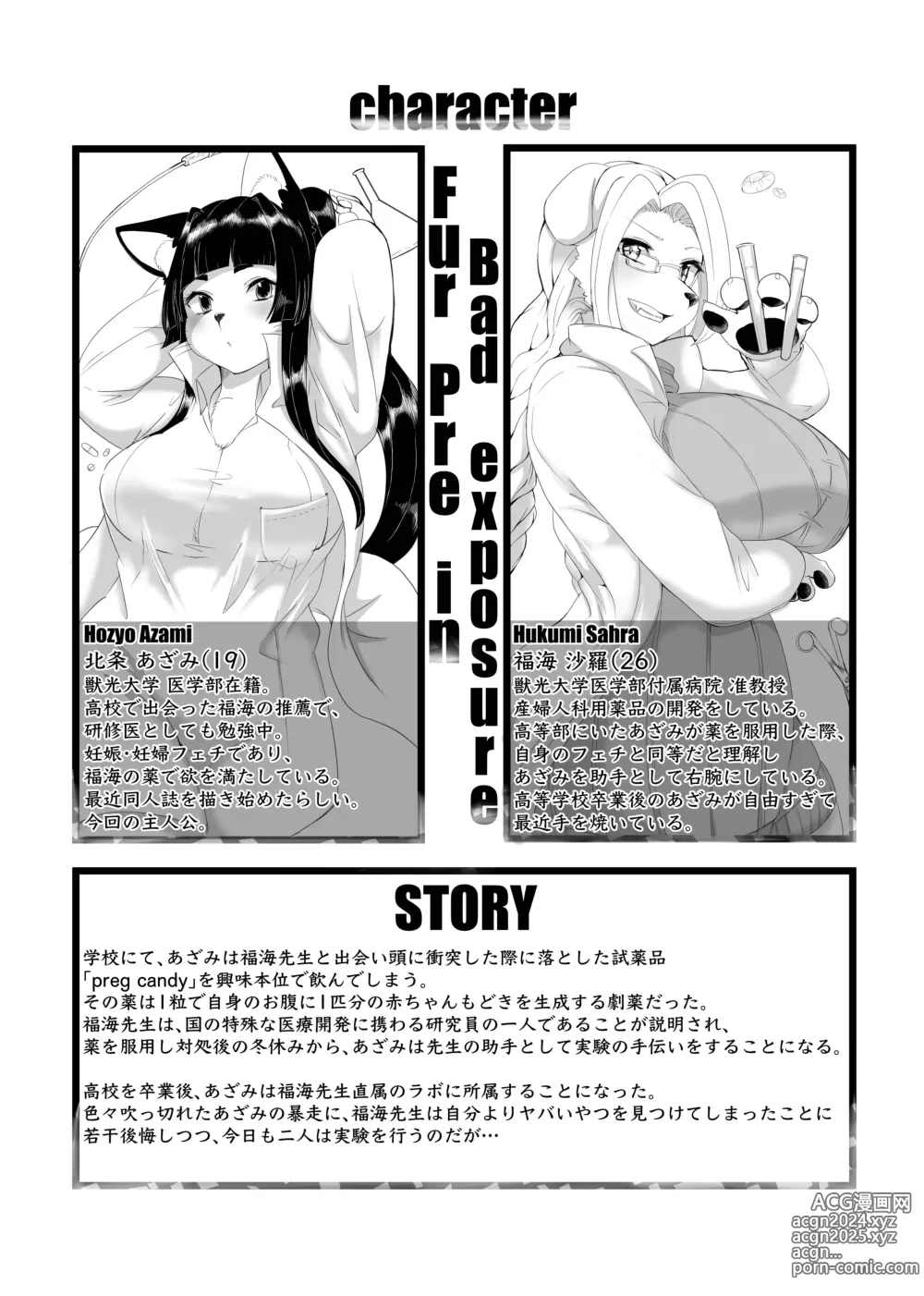 Page 3 of doujinshi Fur Pre in -Bad exposure-