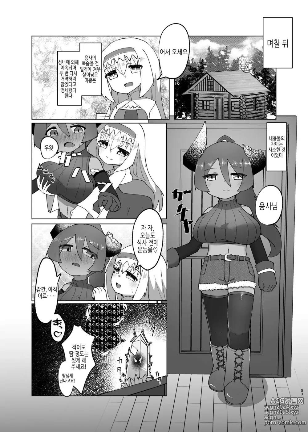 Page 30 of doujinshi 용사가 마왕에 빙의하는 이야기