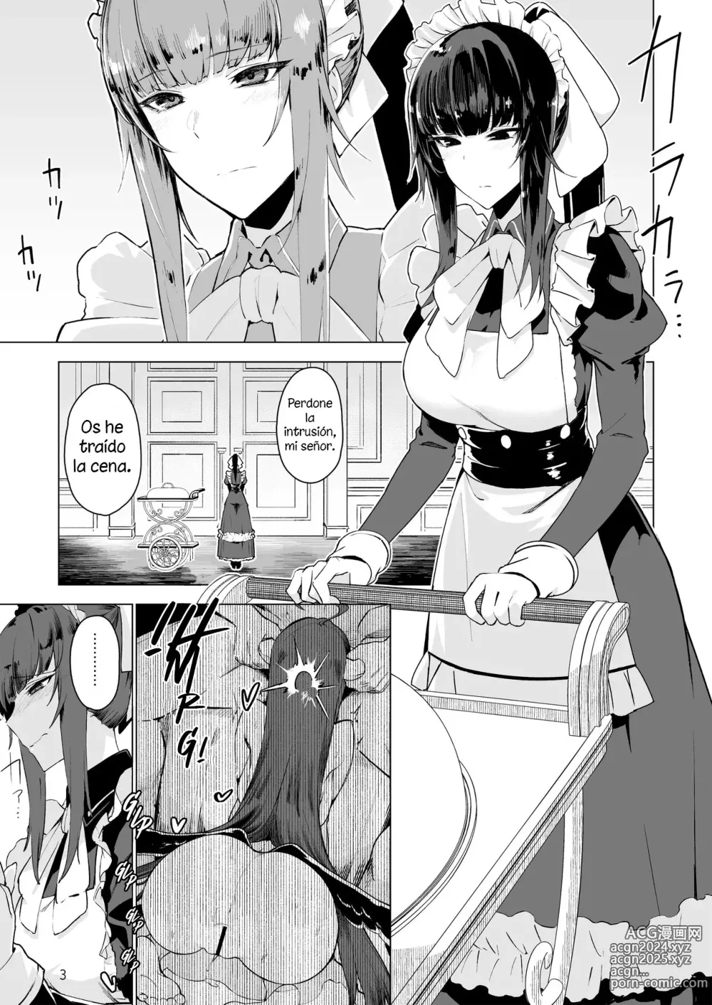 Page 4 of doujinshi Manmaru Meido no Shihaisha-sama <<Goshujin-sama>>