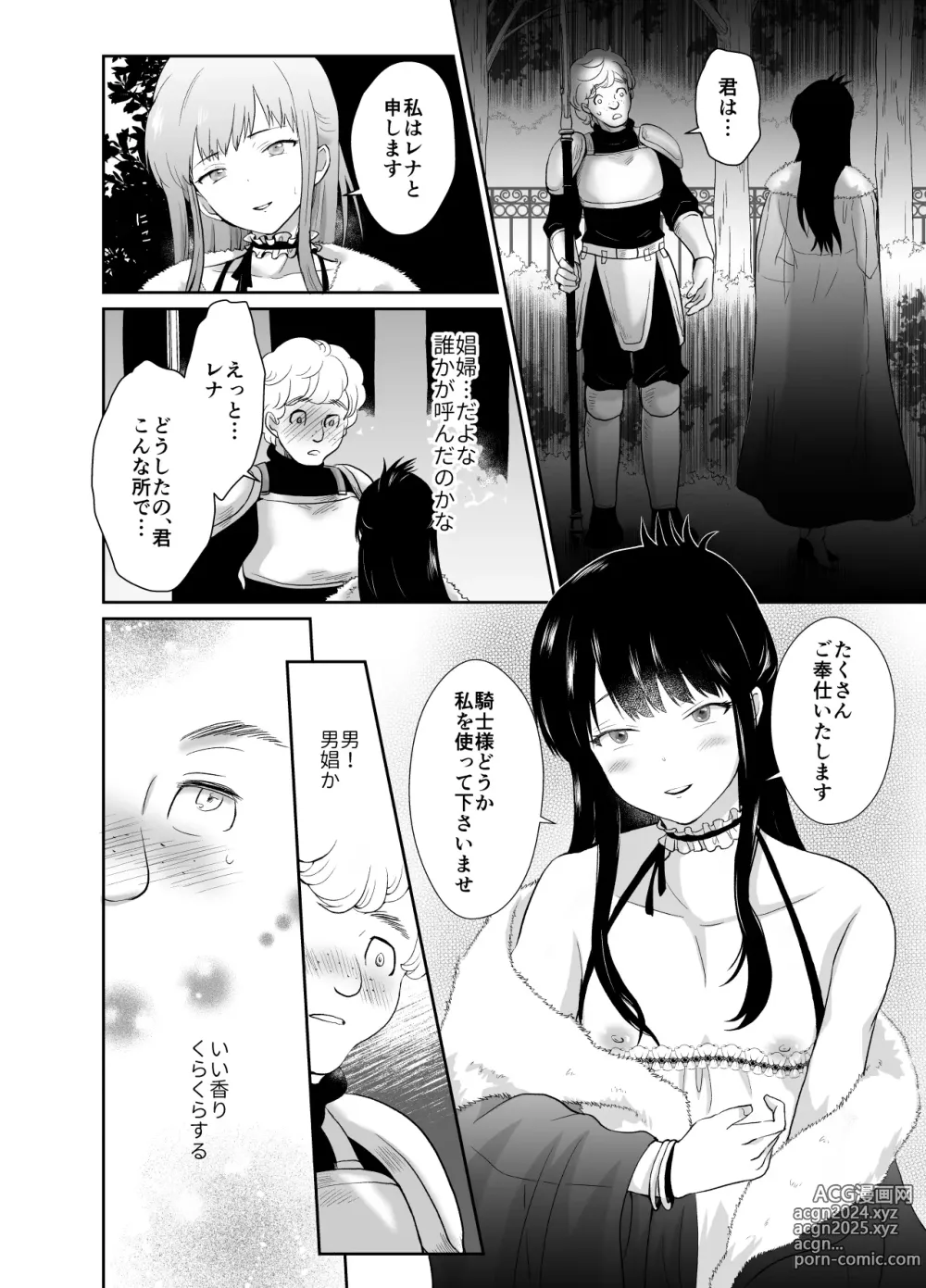 Page 33 of doujinshi かわいそうな王子様は悪い魔法でお城のメス便器にされてしまいました