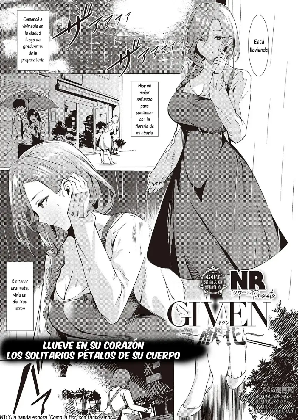 Page 1 of manga Love That Drenches The Lonesome Petals (COMIC ExE 44) [Spanish] [Lovely Diablesse Scan] [Digital