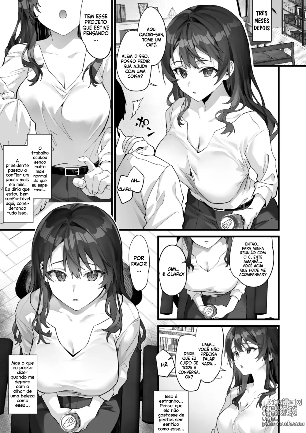 Page 5 of doujinshi JK Chuutai Tsuyogari Shachou ga Buka no Fusei ni Make Midara ni Koshi o Furi Netoru made