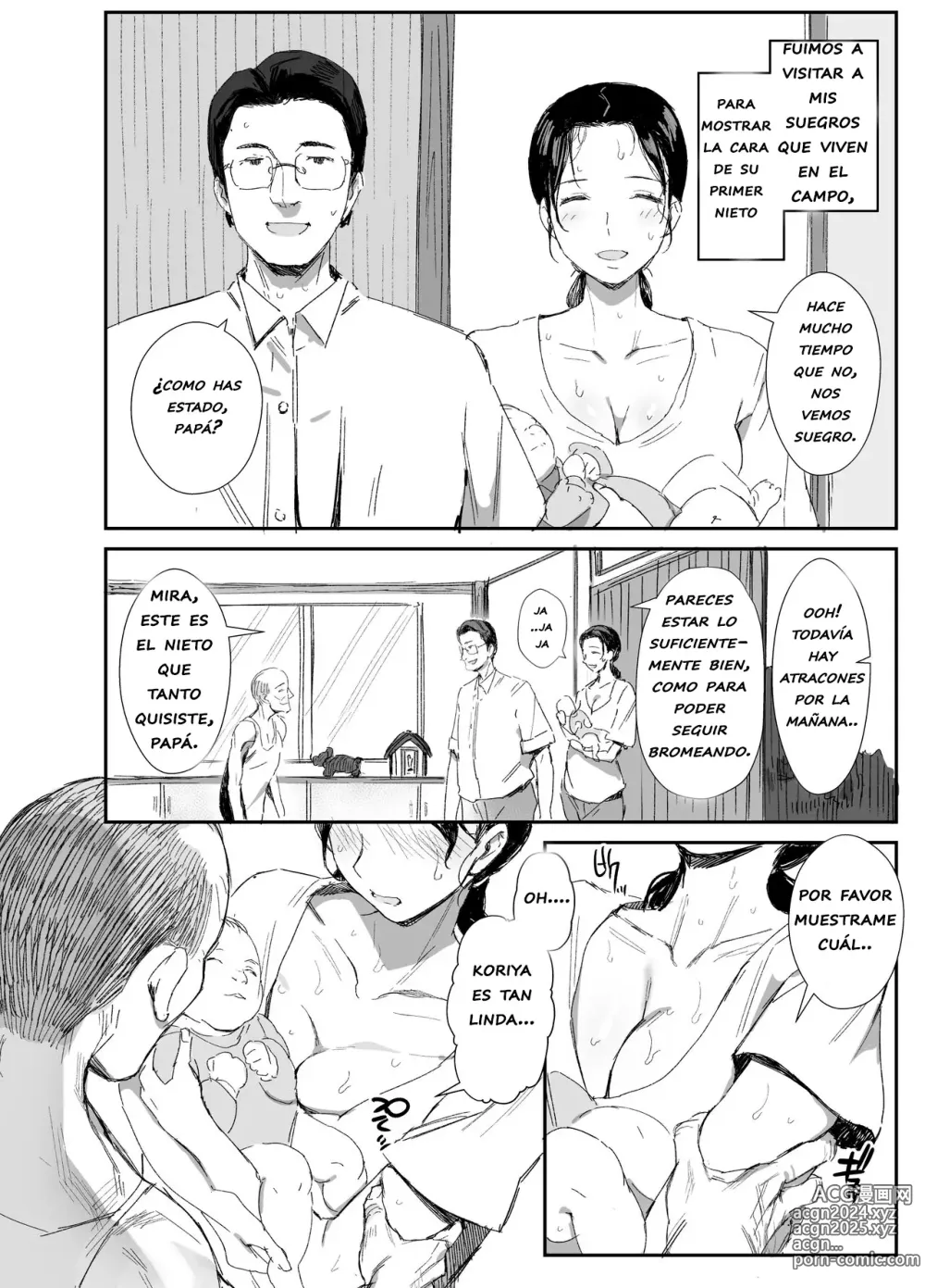 Page 3 of doujinshi Inaka ni Sumu Dosukebe Gifu to Kosodate Yome