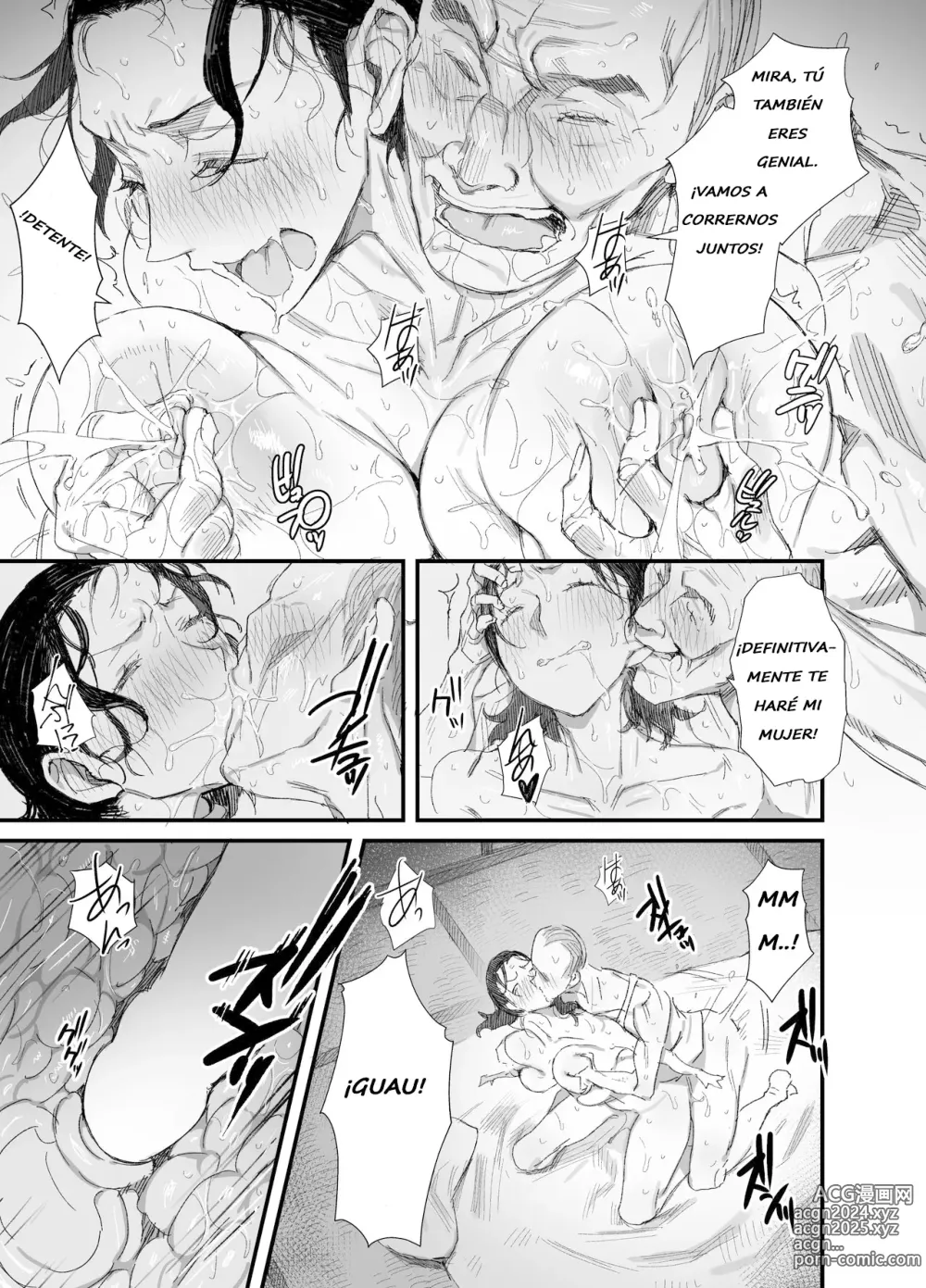 Page 34 of doujinshi Inaka ni Sumu Dosukebe Gifu to Kosodate Yome