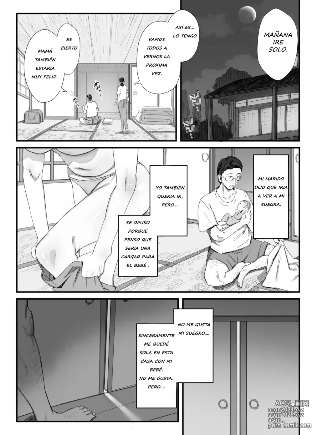 Page 5 of doujinshi Inaka ni Sumu Dosukebe Gifu to Kosodate Yome