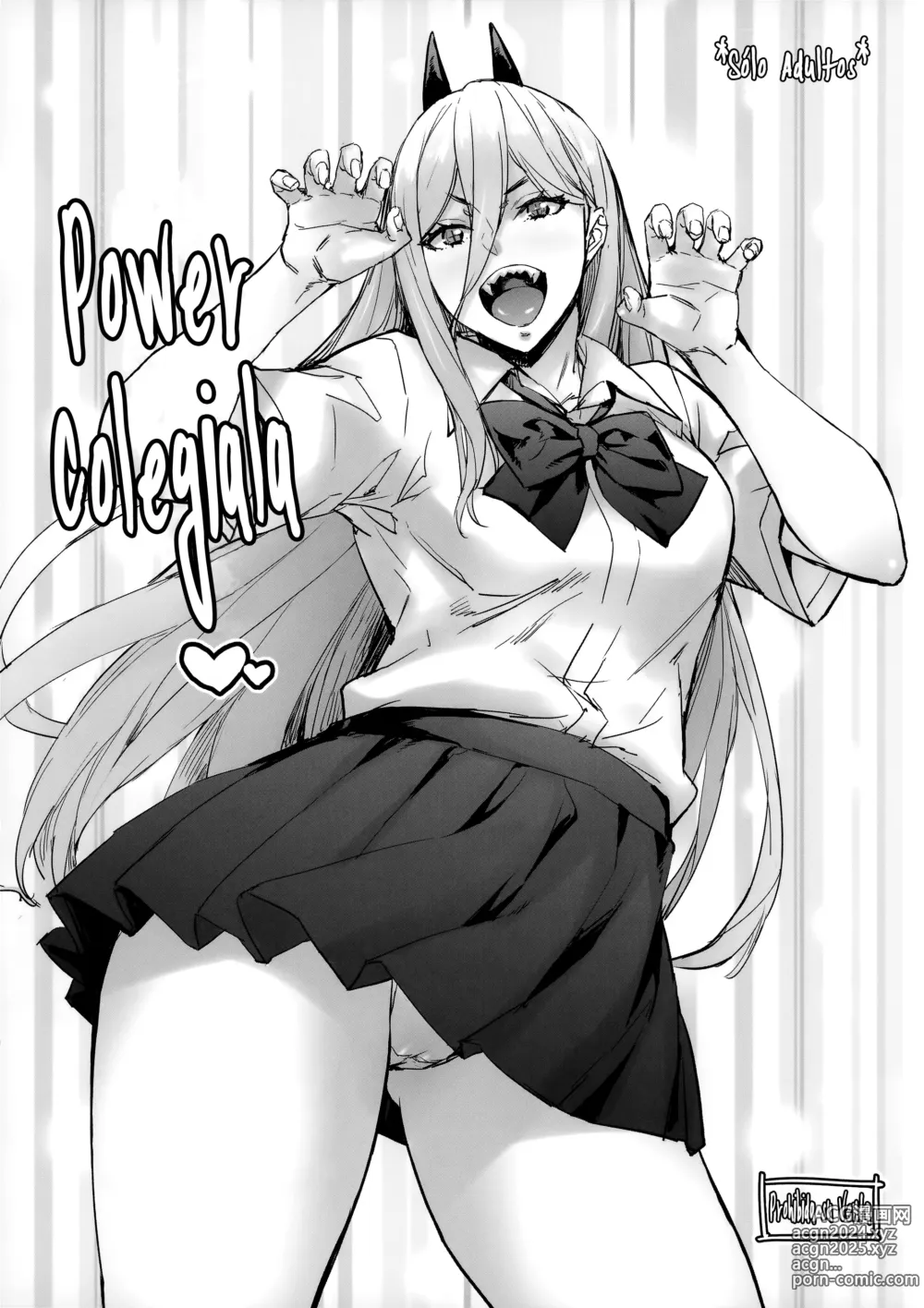 Page 1 of doujinshi Power Colegiala