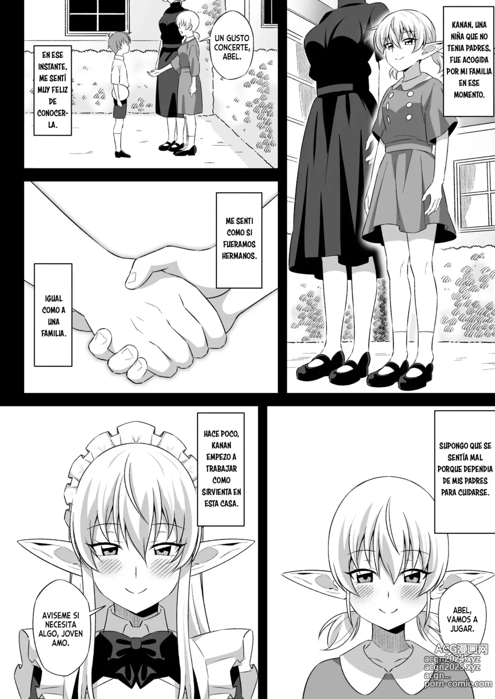 Page 3 of doujinshi Oyashiki ni Tsukaeru Elf wa Goshujin-sama ni XXXX de Gohoushi Suru no ga Shigoto desu