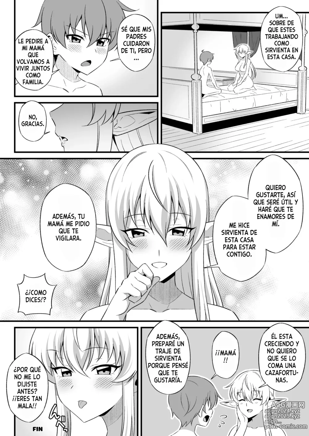 Page 21 of doujinshi Oyashiki ni Tsukaeru Elf wa Goshujin-sama ni XXXX de Gohoushi Suru no ga Shigoto desu