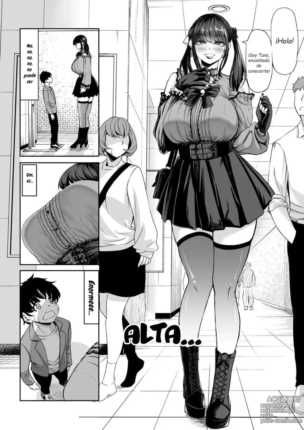 Page 4 of doujinshi Shinchou 211 cm no jirai-kei joshi ni nerawa rete mou nige rarenai