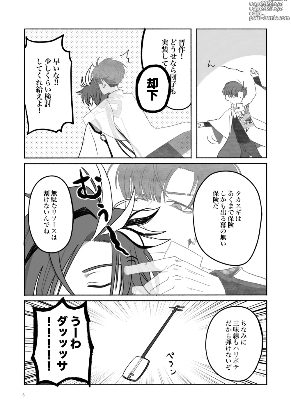 Page 4 of doujinshi Konseki