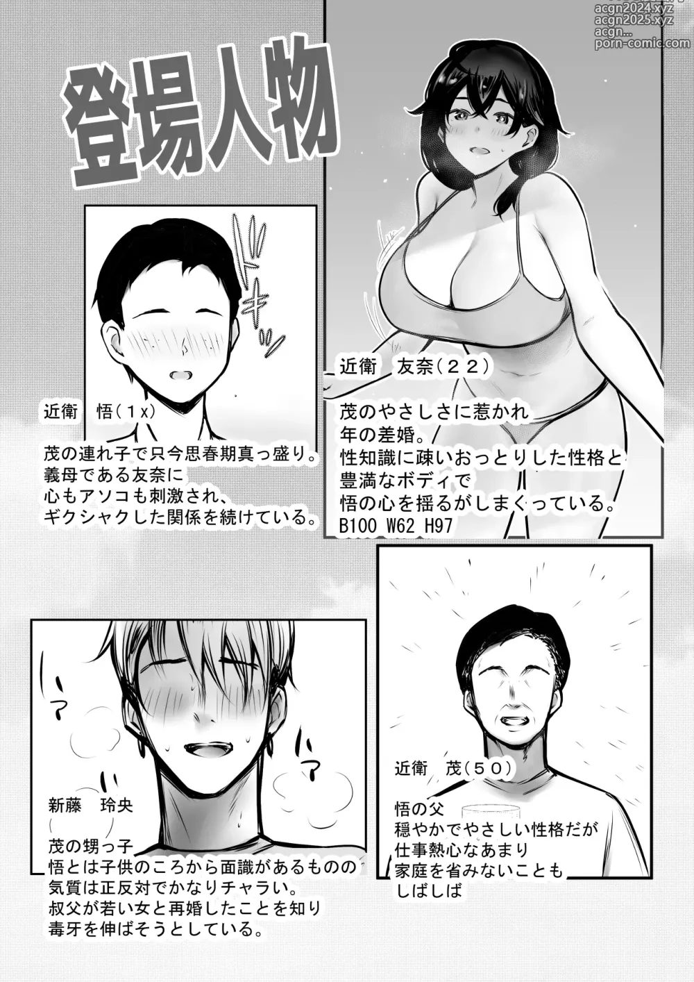 Page 2 of doujinshi Boku ga Saki ni Suki datta Gibo ga Yarichin no Charao-tachi ni Tanetsuke Sareru Natsu 3