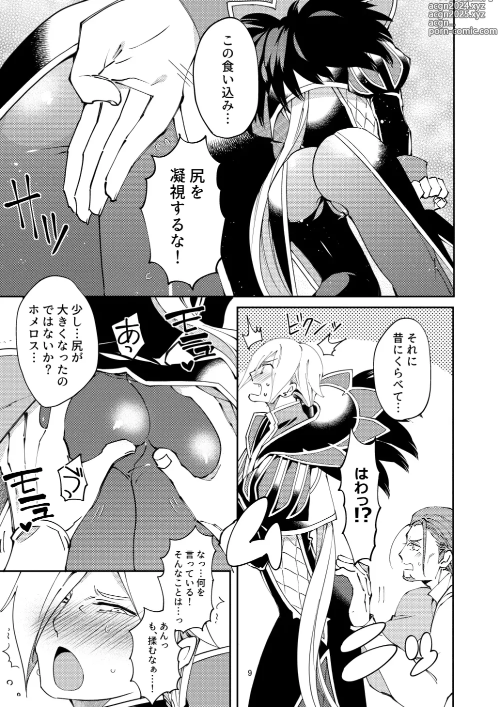 Page 8 of doujinshi Ore no gunshi wa katsute magunshirei datta nodaga.