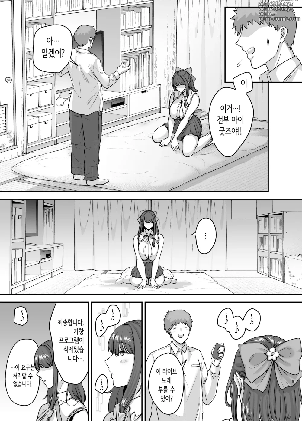 Page 8 of doujinshi 전직 가수 안드로이드를 주운 이야기