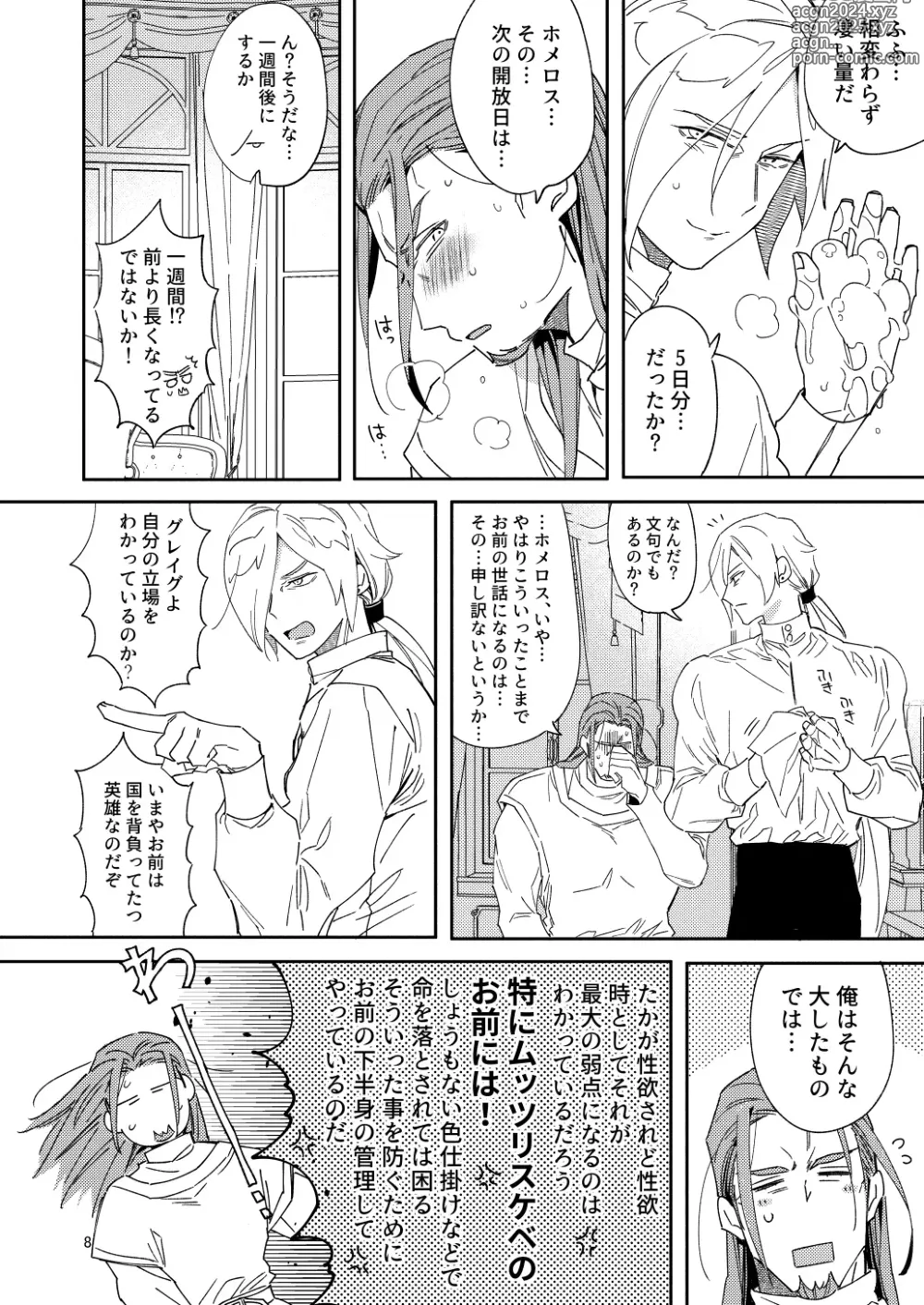 Page 6 of doujinshi Eiyuu senzoku komon shaseikanri gunshi Ho￮￮￮!!!