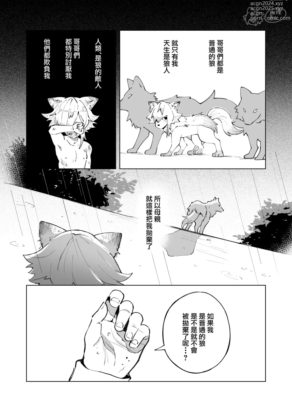 Page 12 of doujinshi ōkami otoko wa ai o shiru｜狼男知晓爱