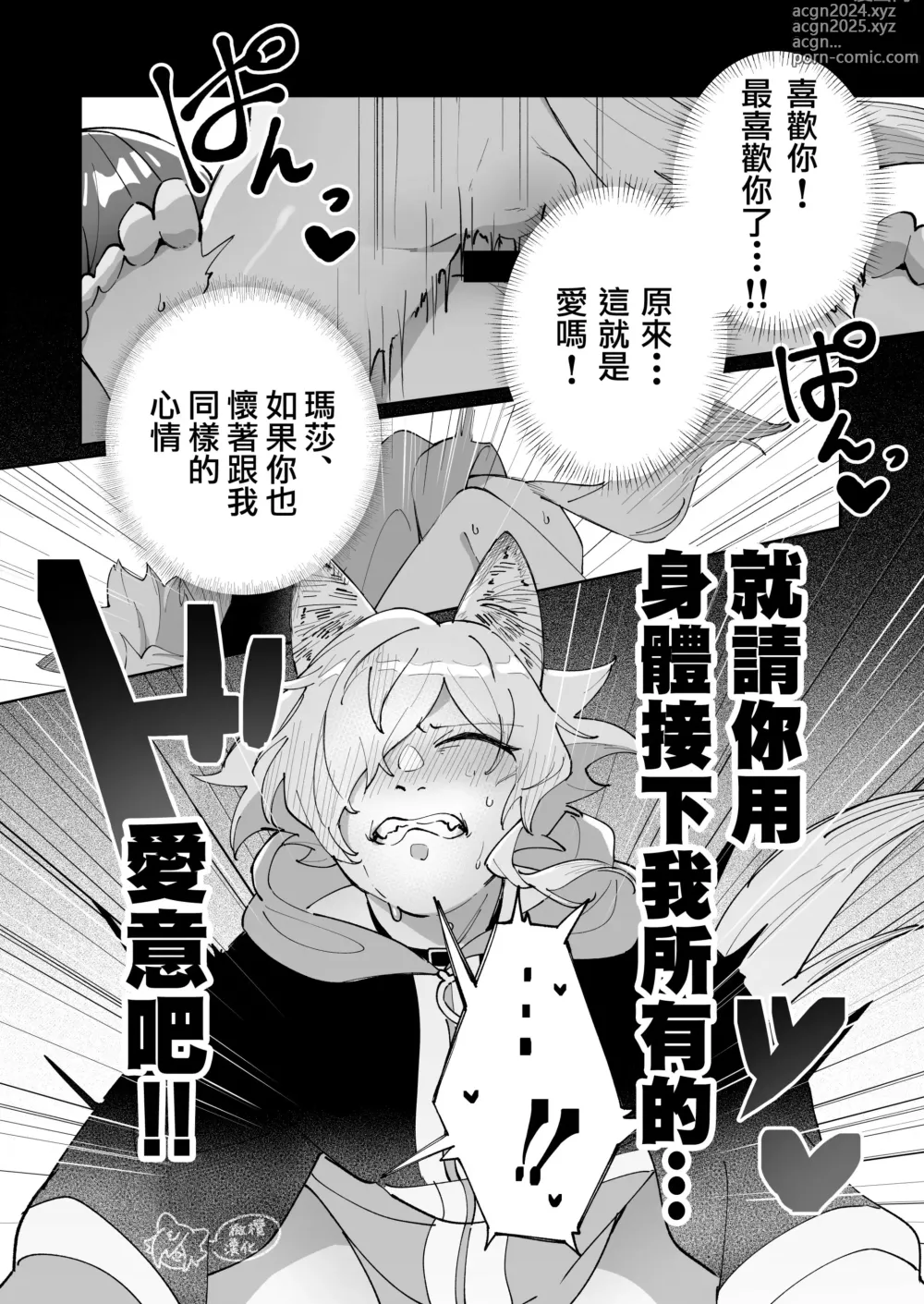 Page 36 of doujinshi ōkami otoko wa ai o shiru｜狼男知晓爱