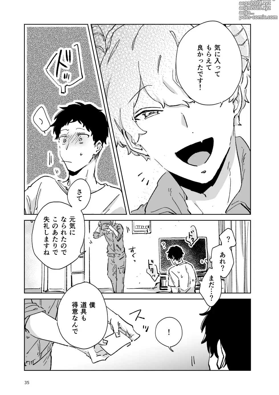 Page 36 of doujinshi Shucchou Kaihatsu Delivery Incubus