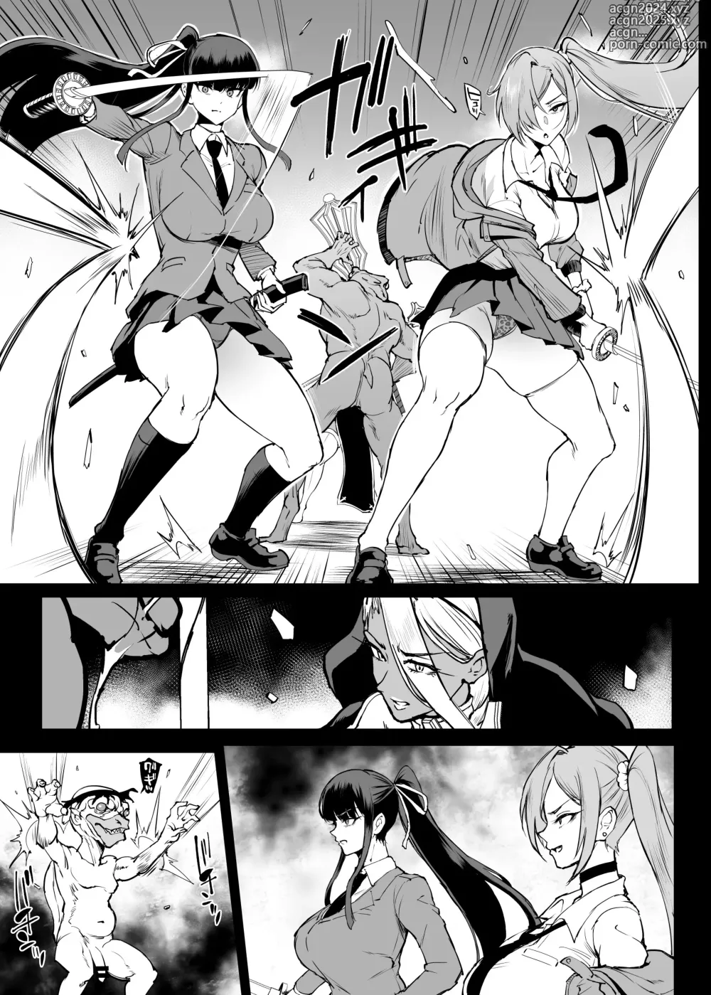 Page 36 of doujinshi JK退魔部 Season4 下水道篇5 引子