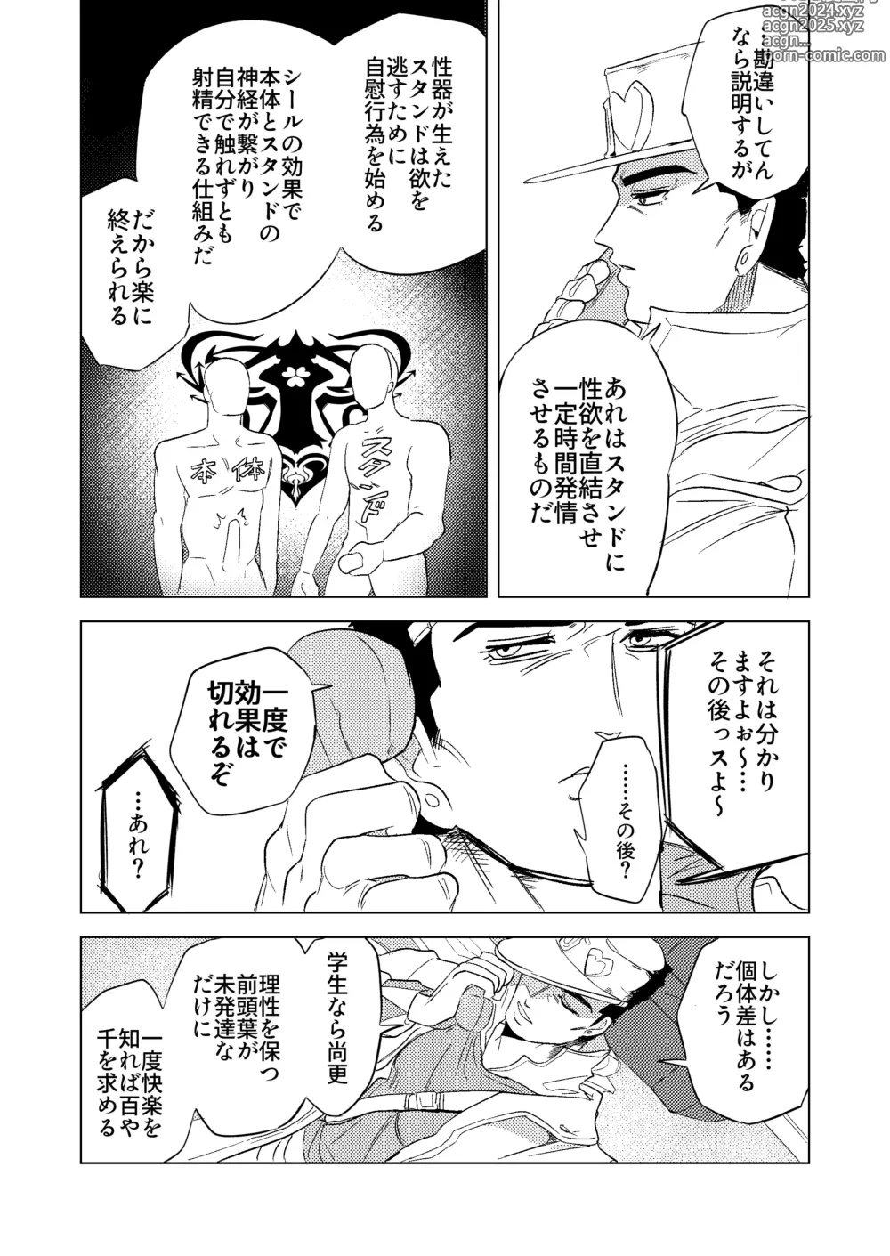 Page 29 of doujinshi Stand de jiikoui (masturbation) dekirutte majissuka!?